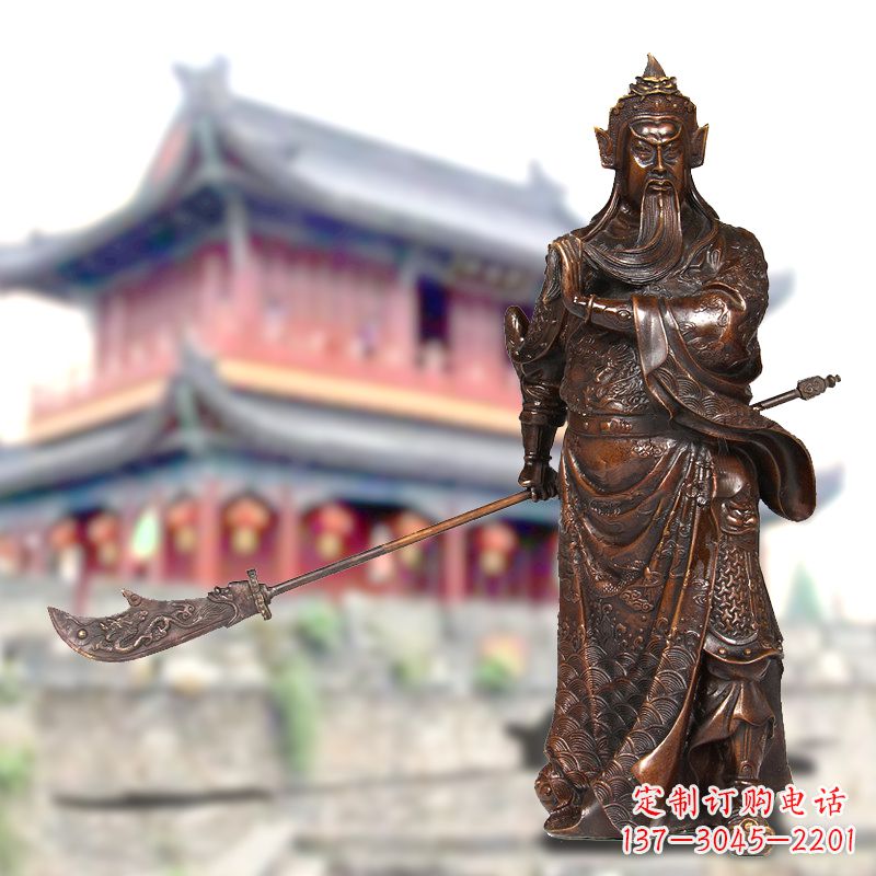 无锡关公铜像千秋英雄的传奇