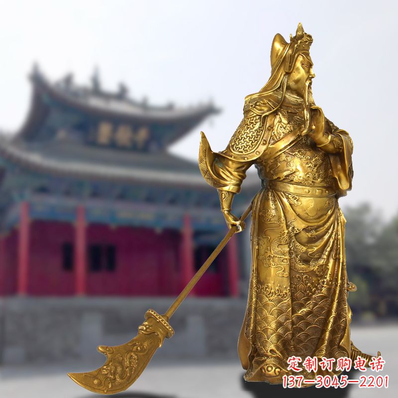 无锡铜雕关羽传承精神气质