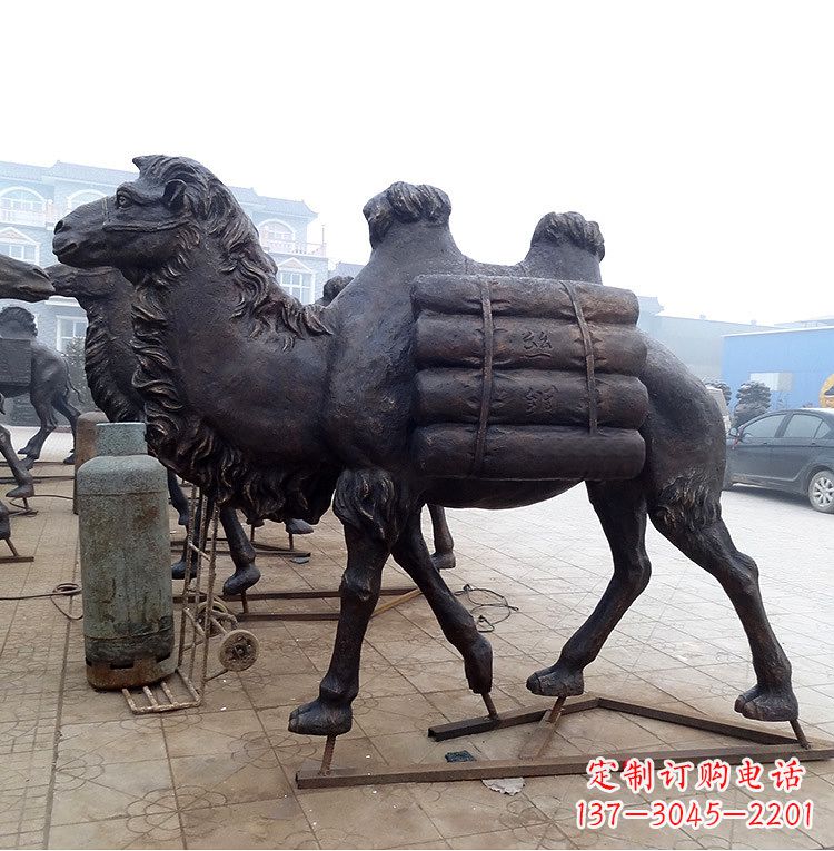 无锡纯铜骆驼雕塑丝绸之路骆驼动物雕塑
