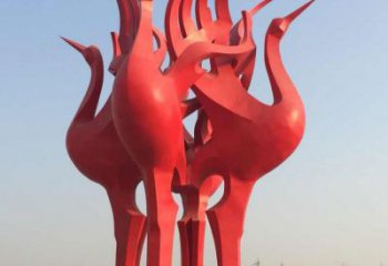 无锡仙鹤雕塑一座城市的标志