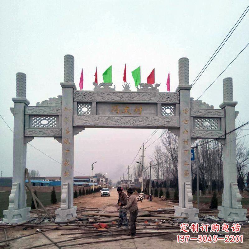 无锡村落无楼石牌坊