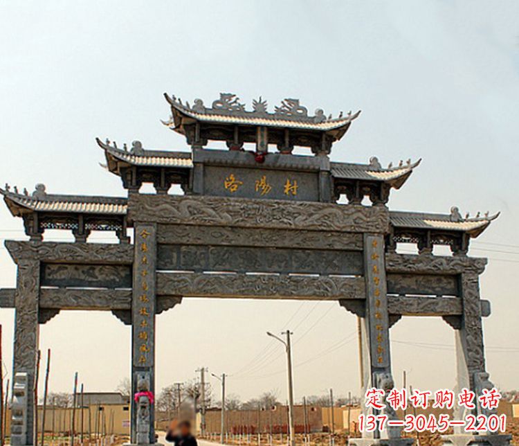 无锡牌坊雕塑——缅怀中国传统文化