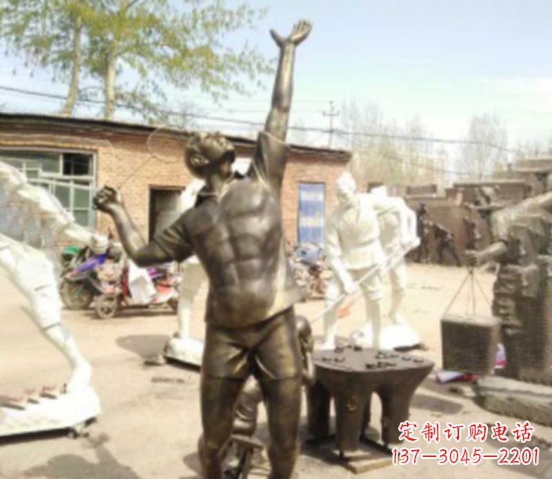 无锡羽毛球雕塑传承运动精神