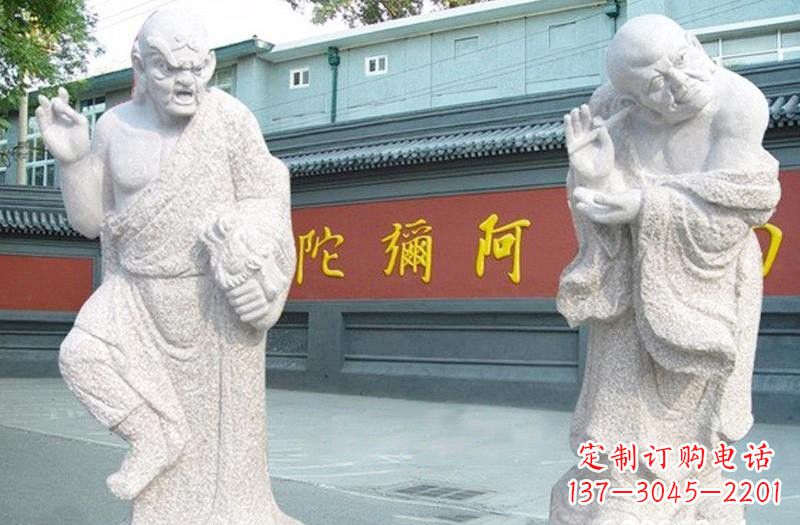 无锡大理石18罗汉雕像