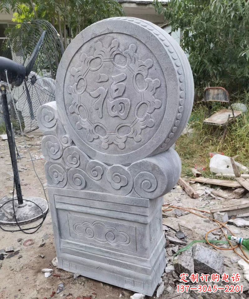 无锡大理石抱鼓石雕门墩的美丽