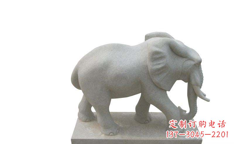 无锡大象雕塑大理石大象公园的精美艺术