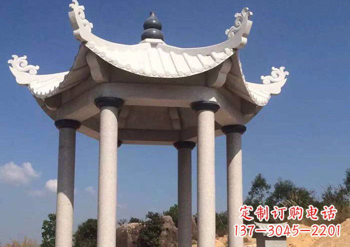 无锡大理石单层凉亭石雕