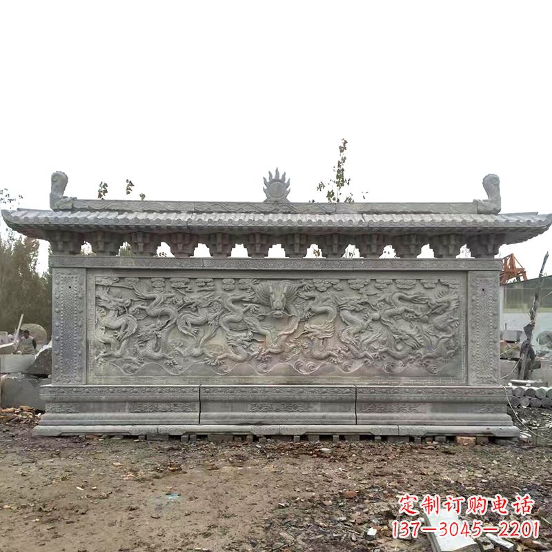 无锡大理石影壁雕塑美丽的艺术精品