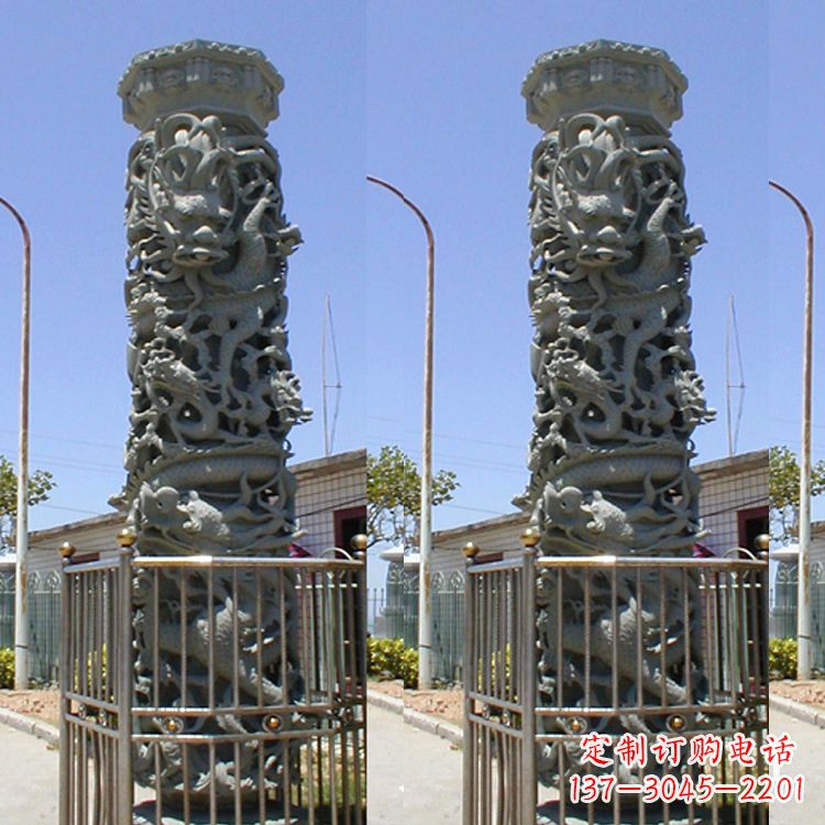 无锡大理石雕刻龙柱