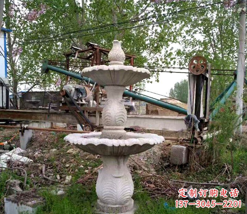 无锡大理石多层喷泉石雕雕塑艺术的精美之作
