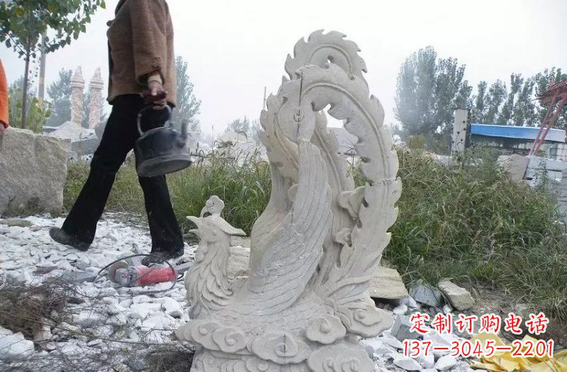 无锡凤凰雕塑传承瑰丽的古老文化