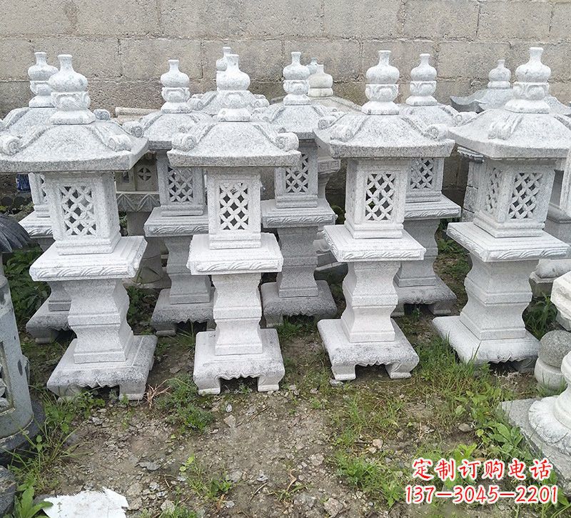 无锡精美大理石石灯雕塑