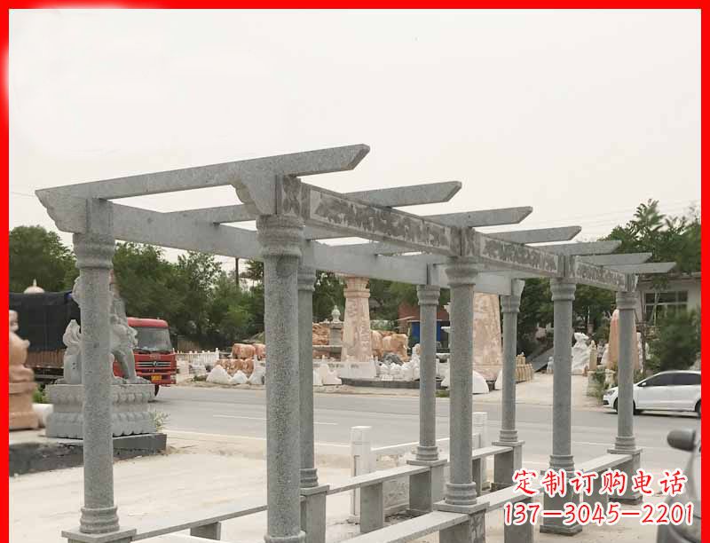 无锡大理石公园石雕长廊高端定制雕塑