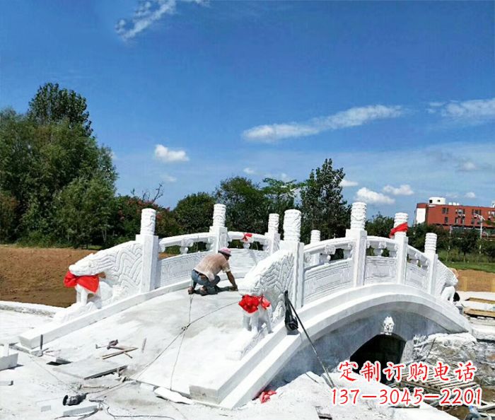 无锡大理石拱桥石雕栏板 (2)