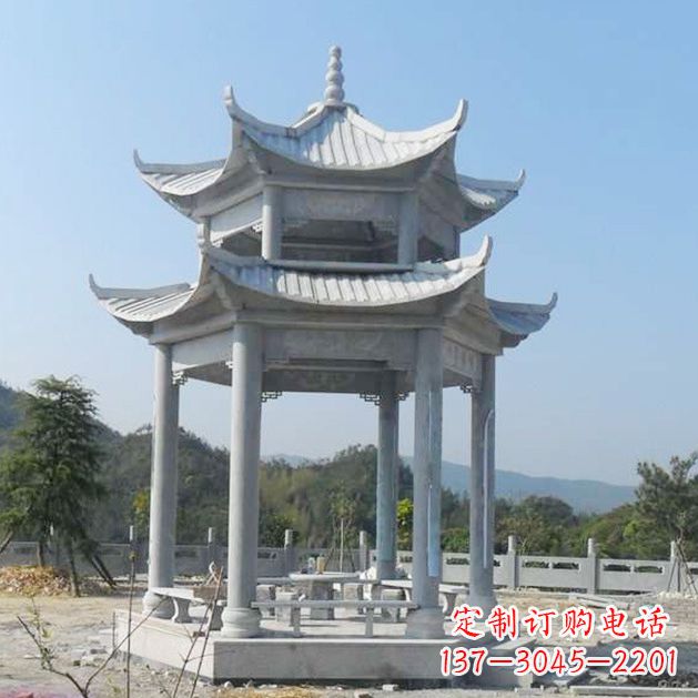 无锡高雅大理石凉亭雕塑