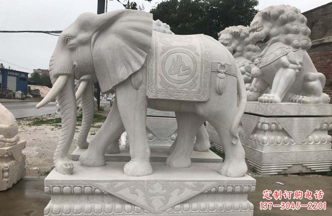 无锡大理石大象雕塑