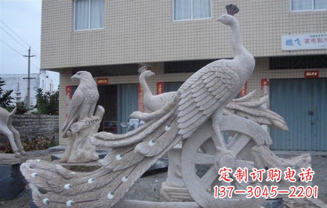 无锡大理石孔雀石雕