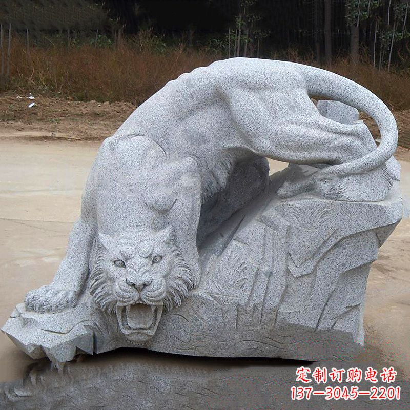 无锡大理石老虎动物石雕