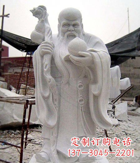 无锡大理石老寿星雕像