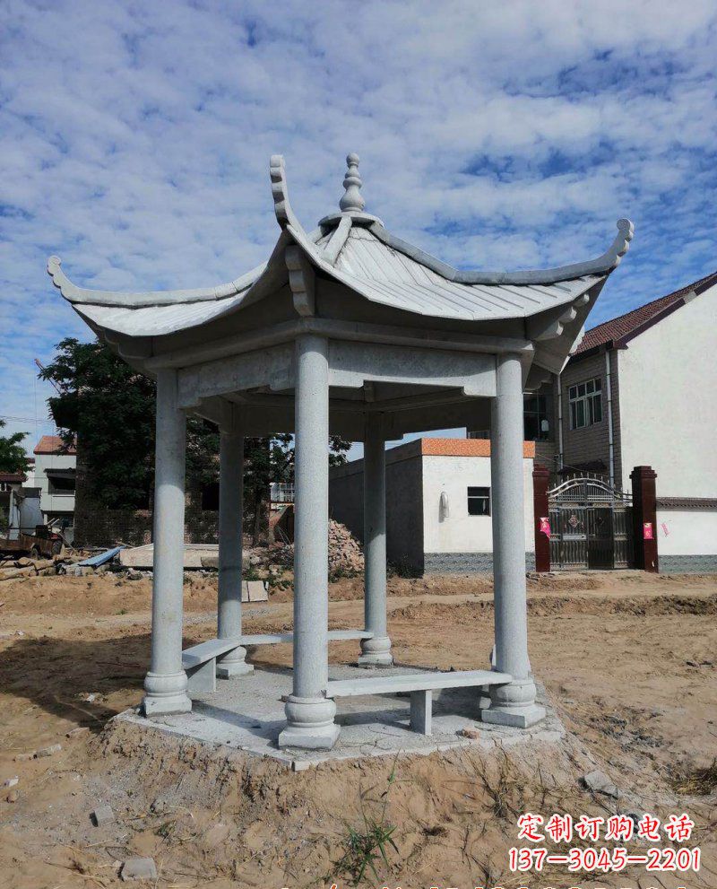 无锡典雅大理石凉亭雕塑