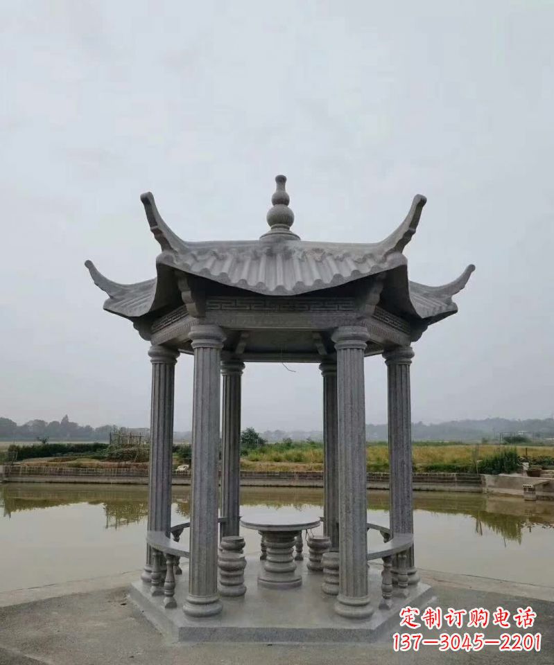 无锡大理石凉亭石雕塑