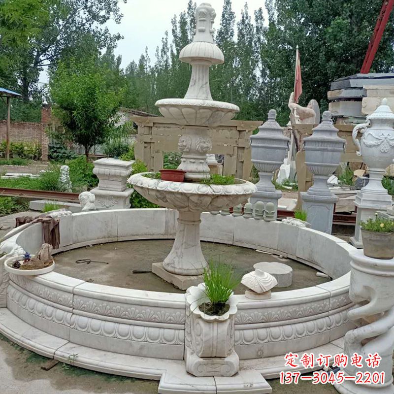 无锡大理石流水喷泉石雕