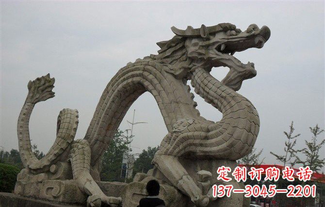 无锡大理石龙雕塑 (2)