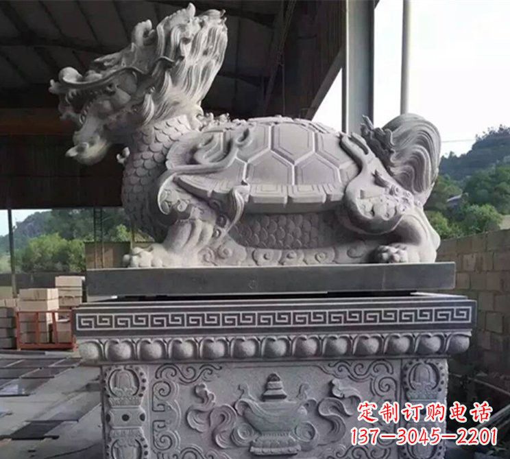 无锡大理石龙龟石雕