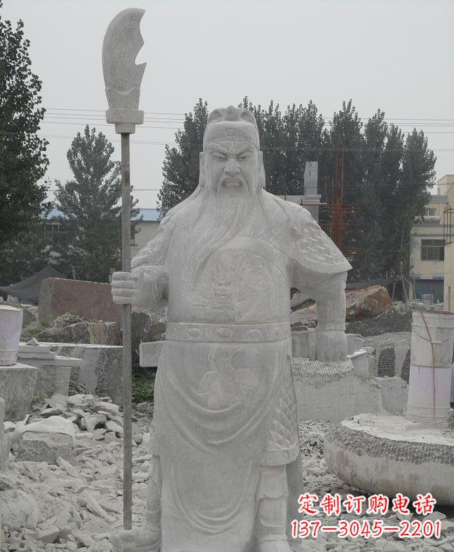 无锡大理石关公雕塑