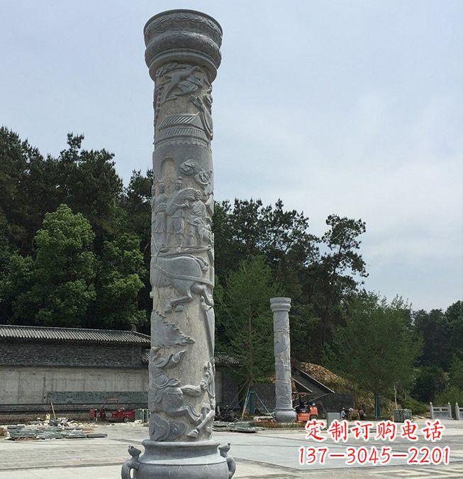 无锡大理石盘龙柱