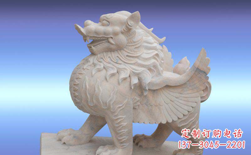 无锡大理石貔貅神兽石雕