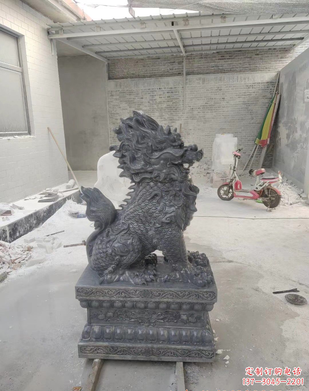 无锡大理石麒麟石雕