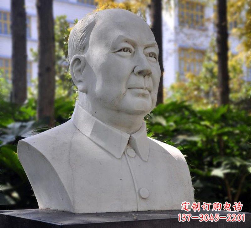 无锡大理石钱学森胸像石雕——赞颂改革开放的先驱