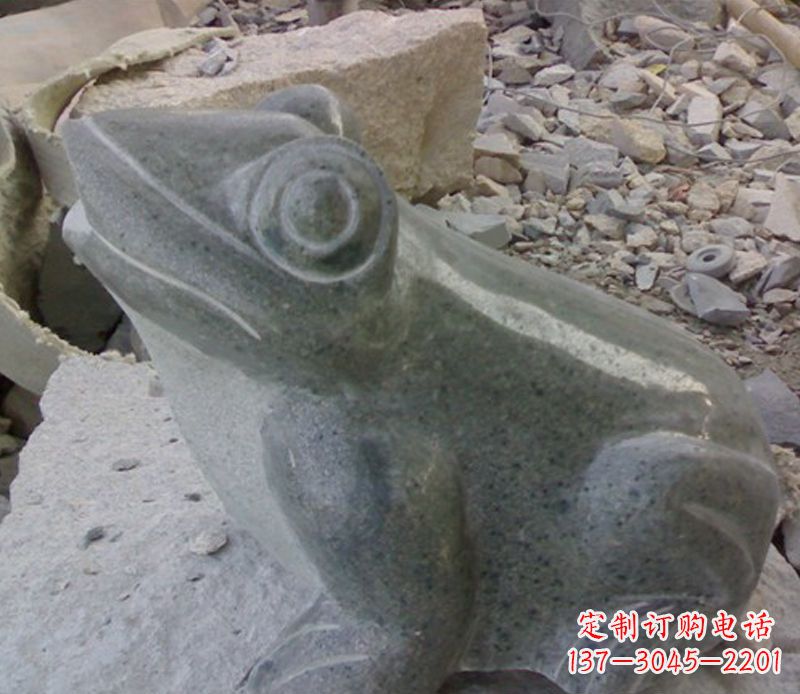 无锡大理石青蛙石雕-质感细腻引人注目