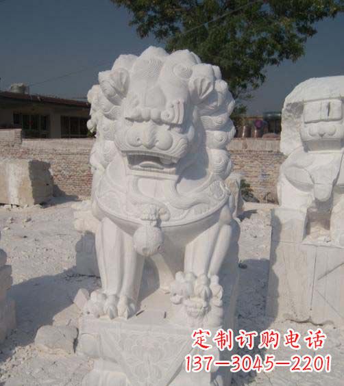 无锡精美大理石狮子雕塑
