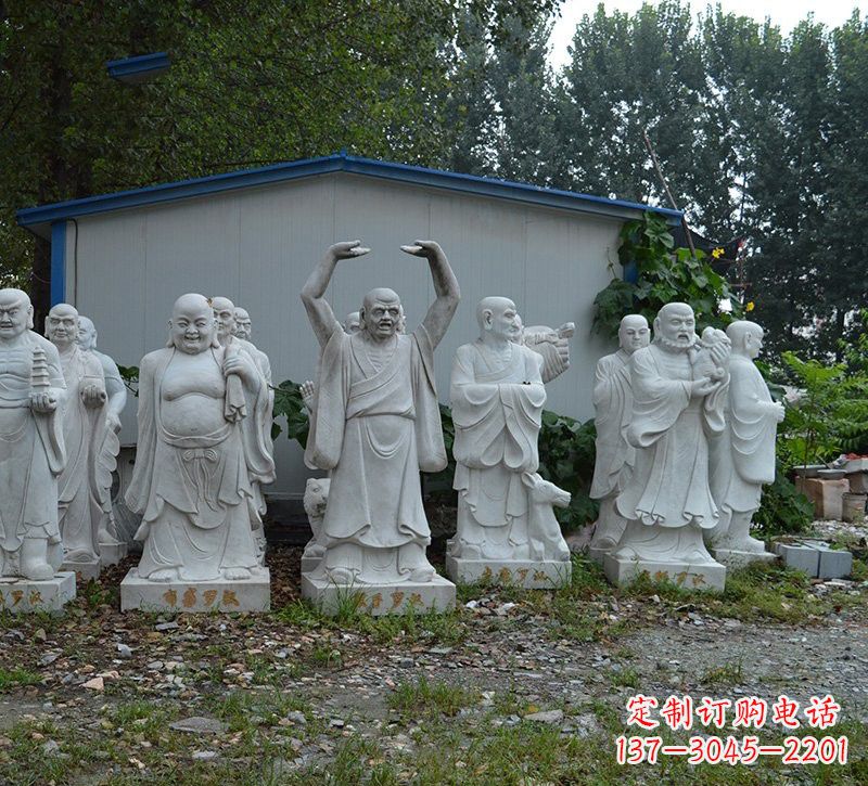 无锡大理石罗汉雕塑,高贵雅致