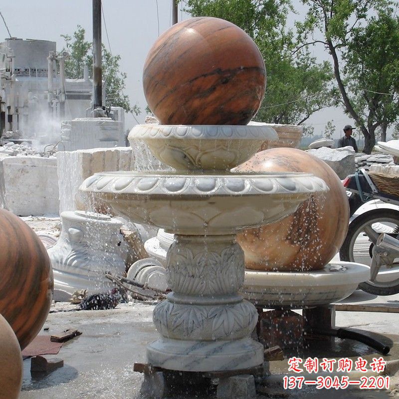 无锡大理石石雕风水球