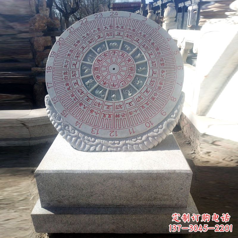 无锡精美大理石日晷雕塑