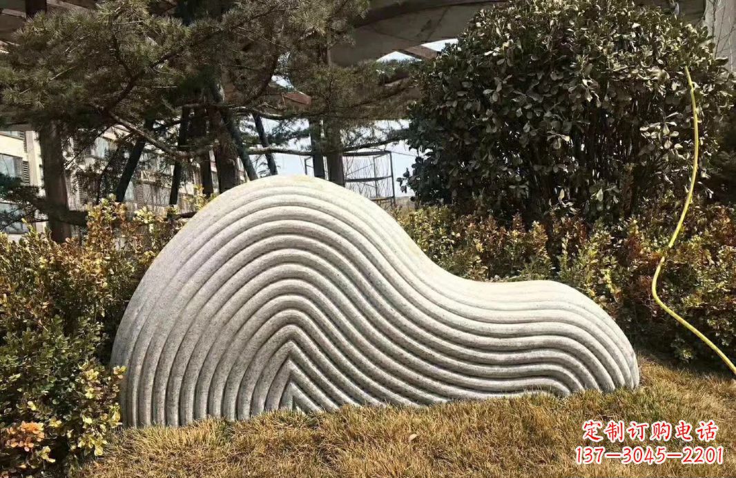 无锡高雅大理石纹理假山雕塑