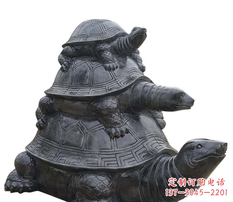 无锡高品质大理石乌龟母子石雕