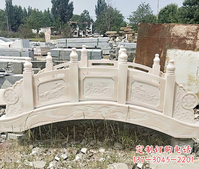 无锡大理石小型石雕拱桥 (2)