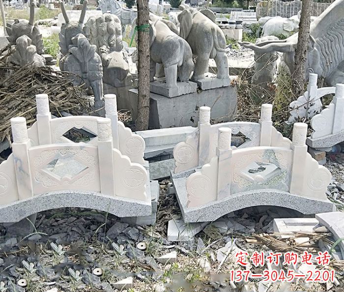 无锡大理石小型石雕拱桥 (3)