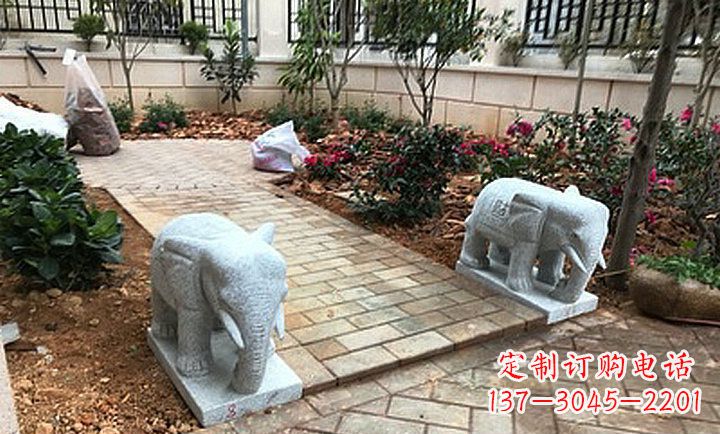 无锡大理石小象石雕,让你的大好家园更加美丽