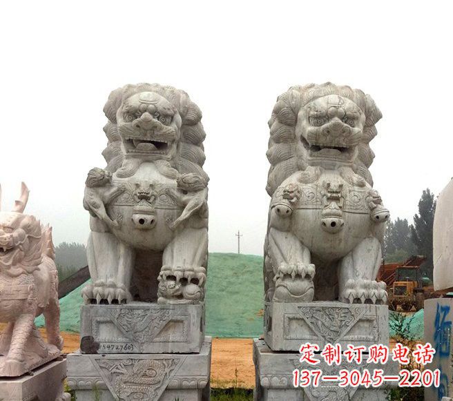 无锡大理石镇宅狮子雕塑