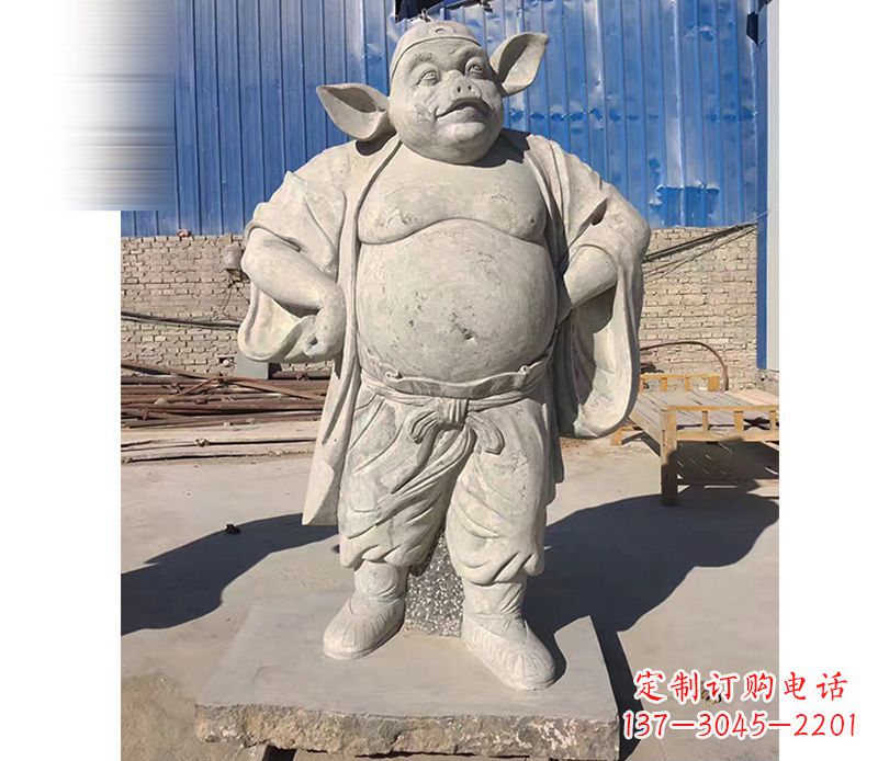 无锡大理石猪八戒雕塑