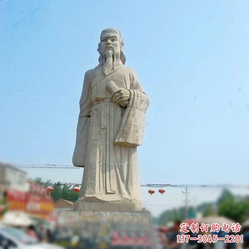 无锡大理石庄子雕塑-城市景区历史名人中国古代哲学家雕像