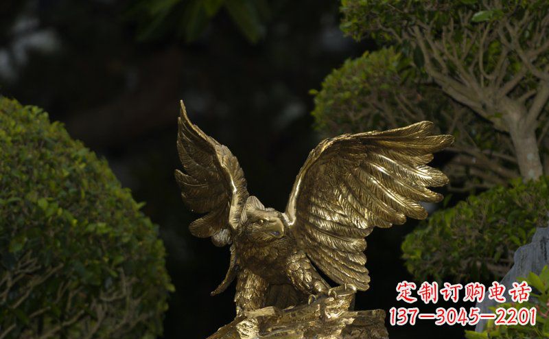 无锡精美大鹏展翅老鹰铜雕
