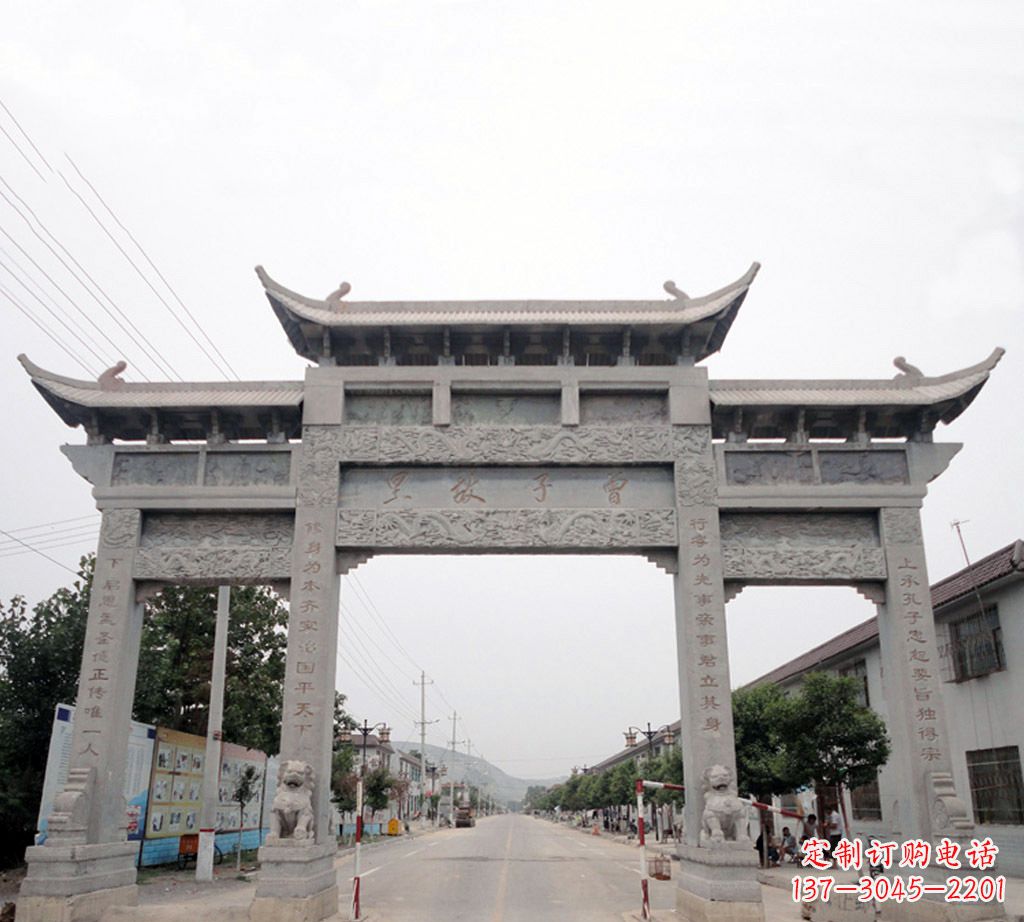 无锡大石牌坊雕塑——精心打造的艺术品