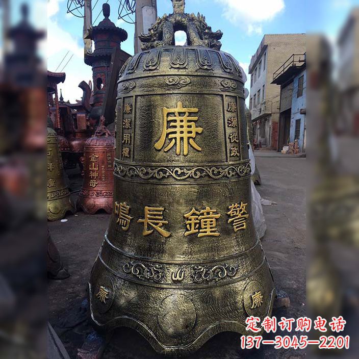 无锡特色大型铜钟雕塑