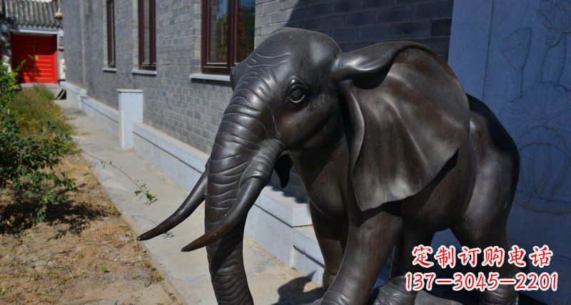 无锡优雅大象铜雕